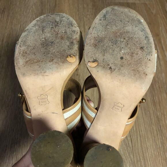 BCBG Open-Toe Heels Size 8.5 - Picture 8 of 8